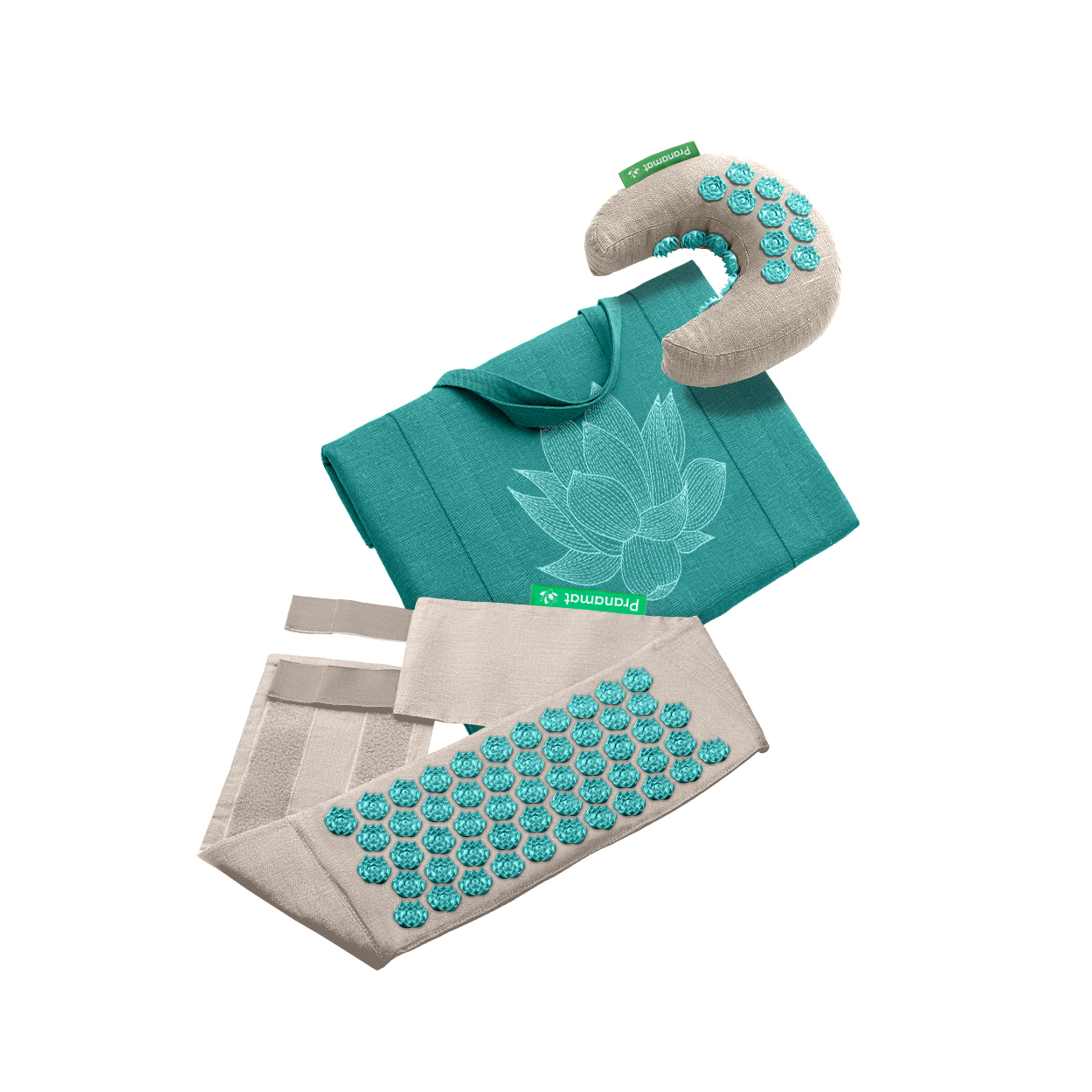 Pranamat Set (Mond + Gürtel + XL Tasche) 
