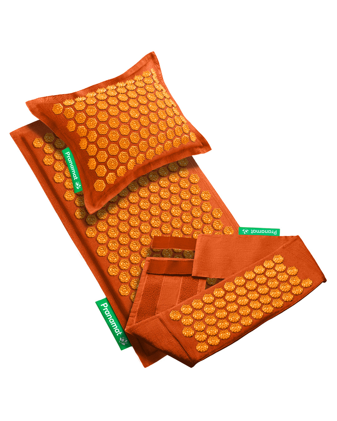 Pranamat Set (Matte + Kissen + Gürtel) Amber