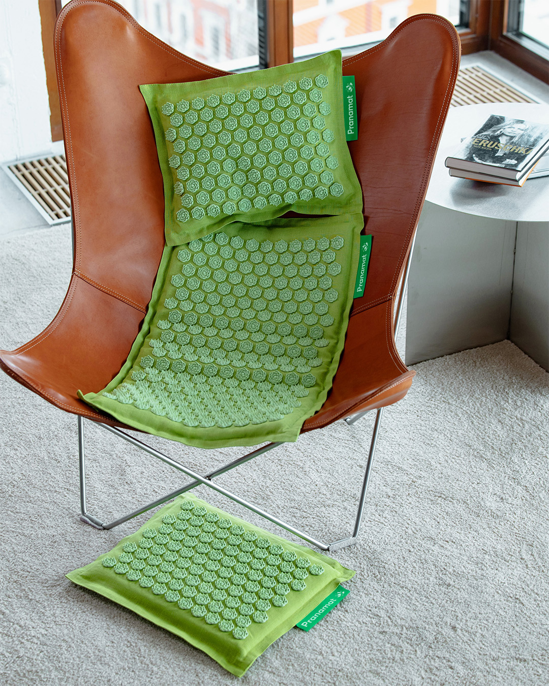 Pranamat + PranaPillow + Mini Hemp Edition (Lime)