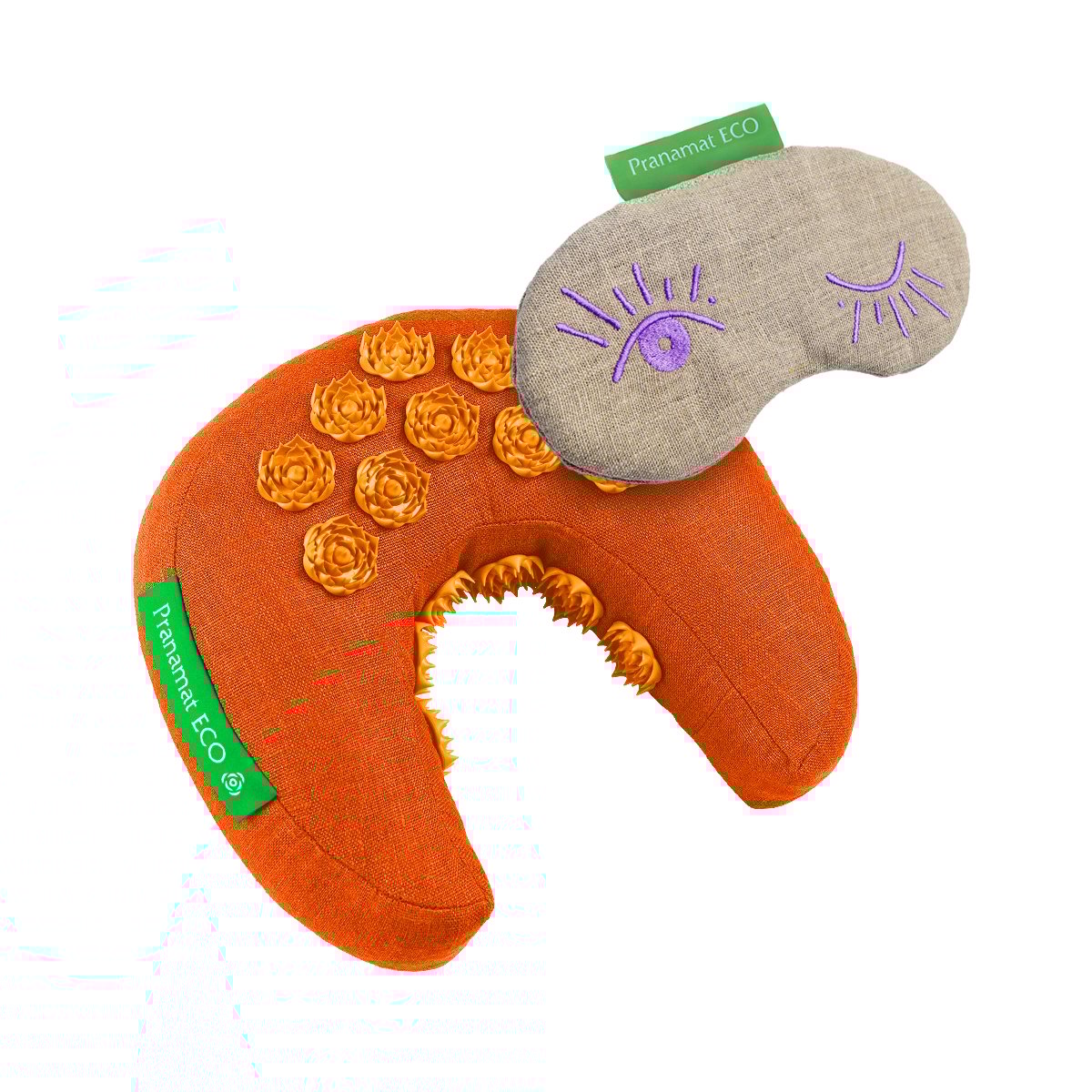 Pranamat Eye mask + PranaMoon (Orange)