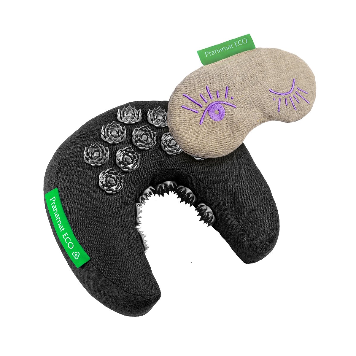 Pranamat Eye mask + PranaMoon (Black Edition)