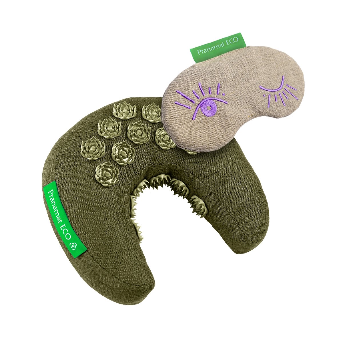 Pranamat Eye mask + PranaMoon (Green Edition)