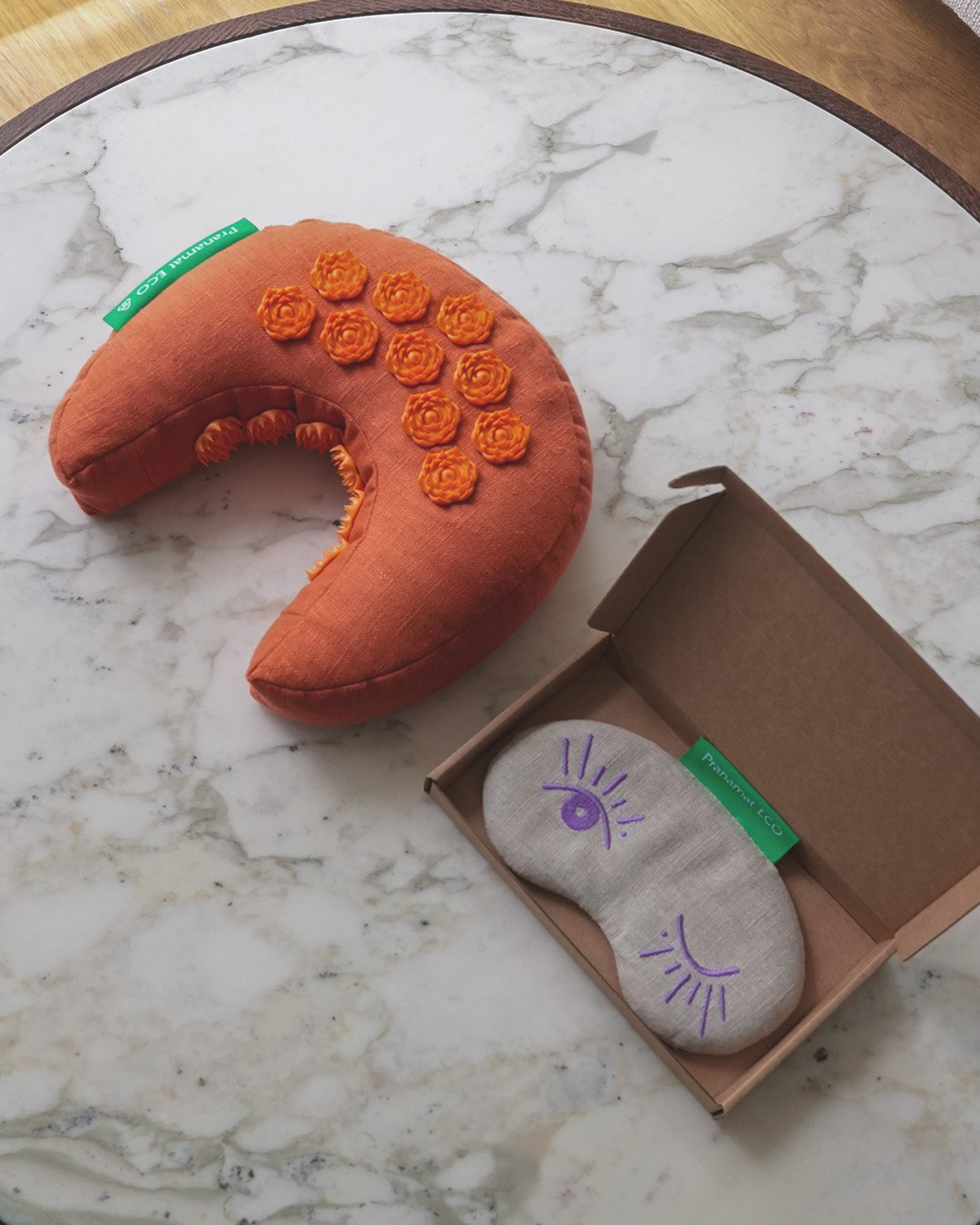 Pranamat Eye mask + PranaMoon (Orange)