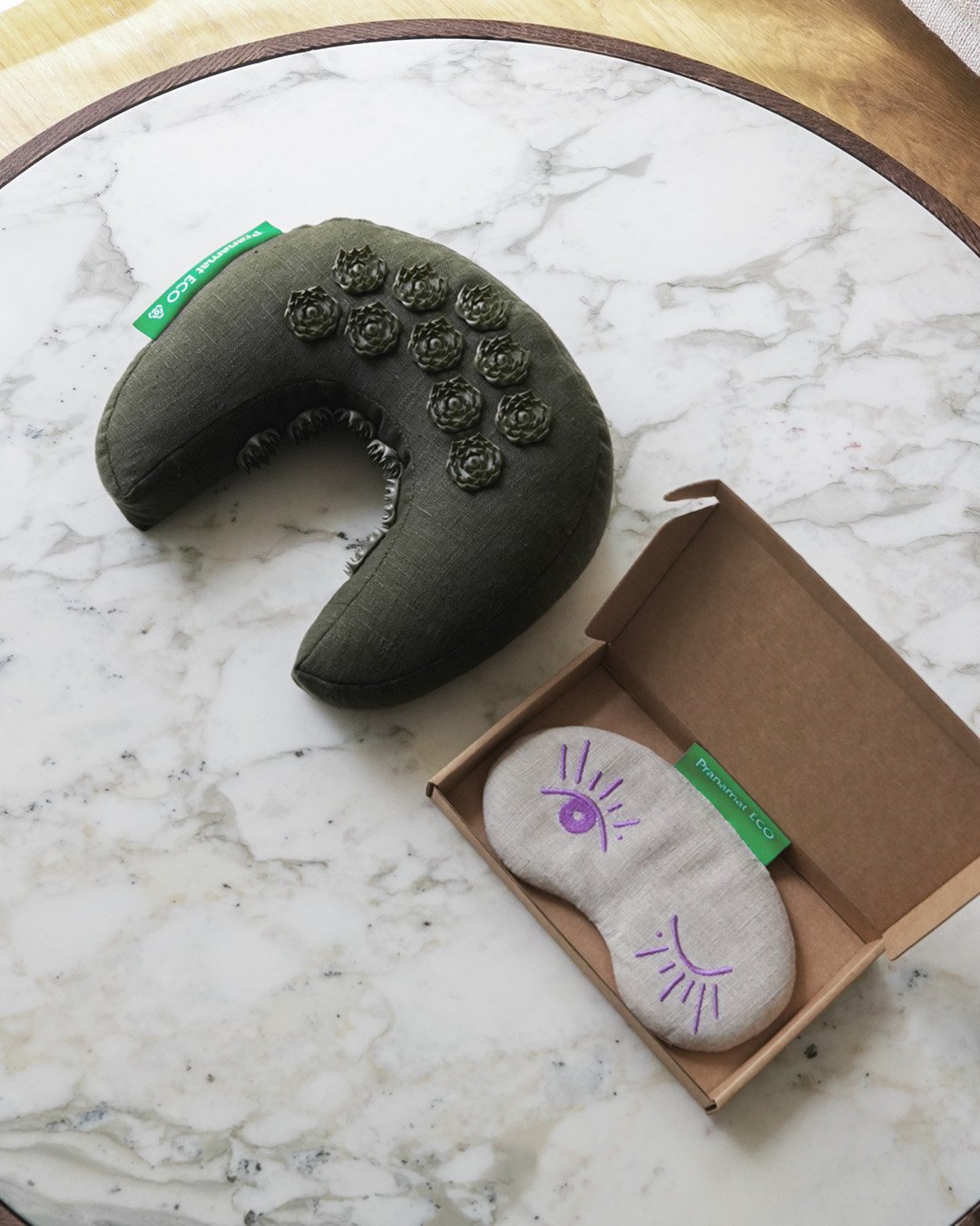 Pranamat Eye mask + PranaMoon (Green Edition)