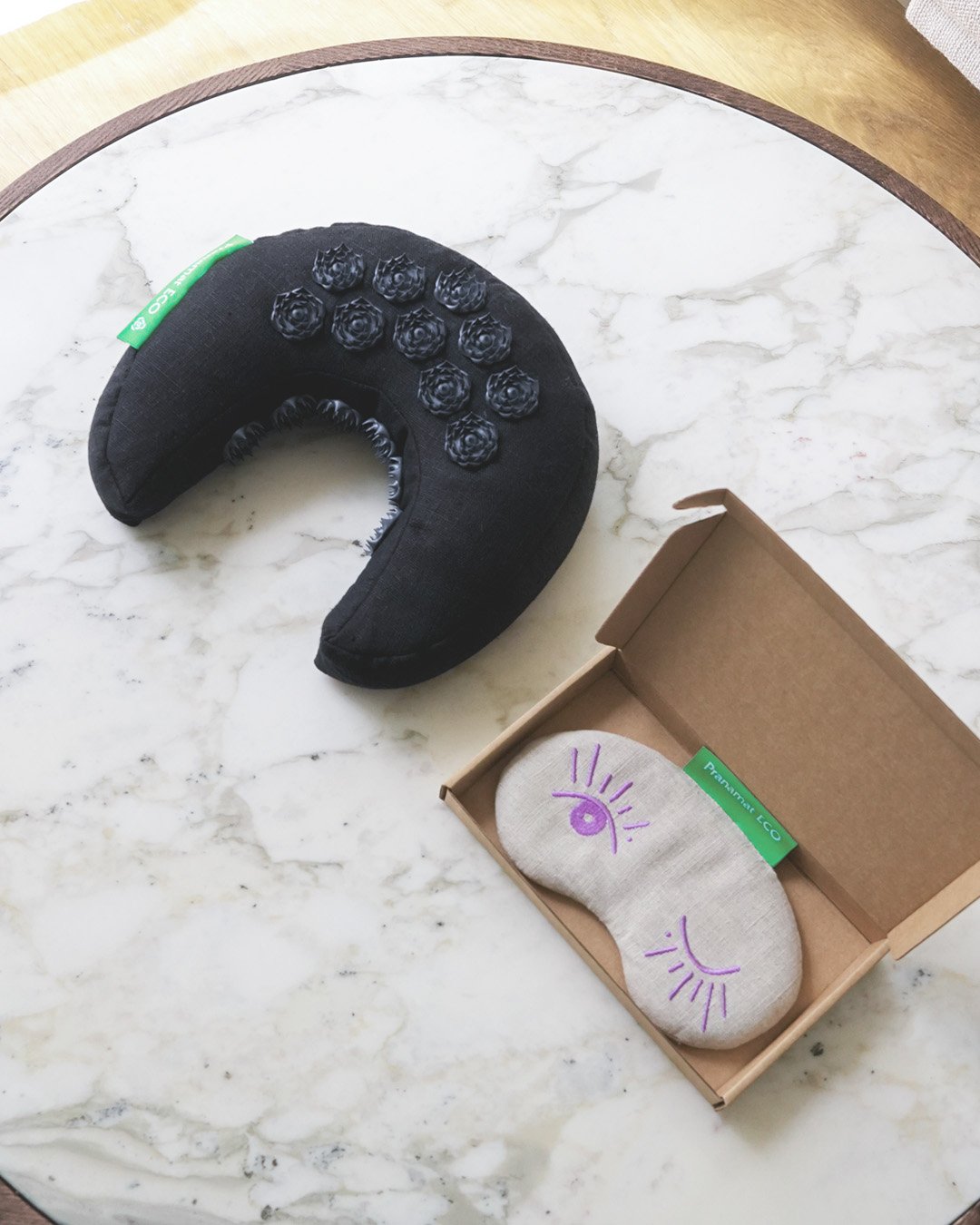 Pranamat Eye mask + PranaMoon (Black Edition)