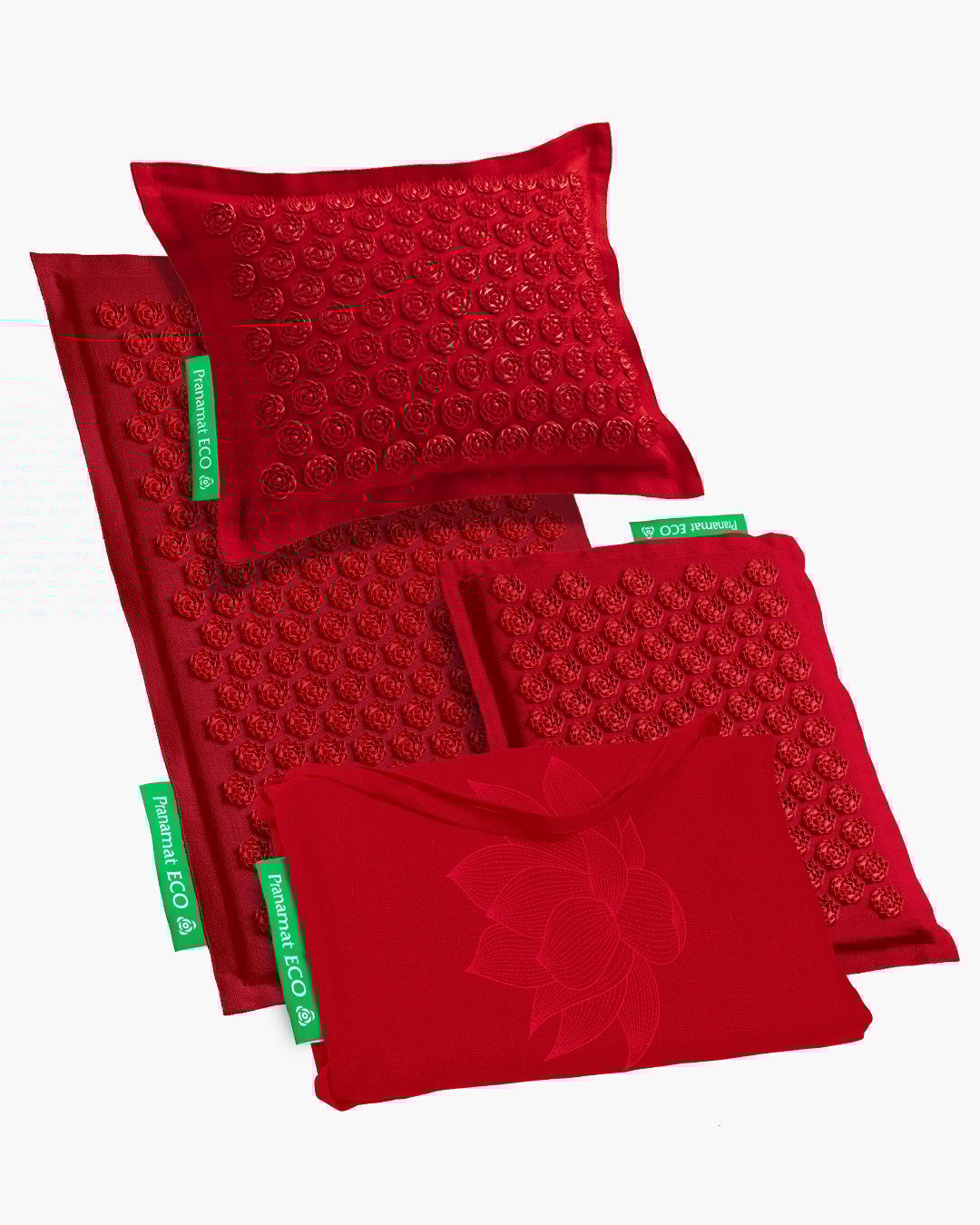 Tappetino + Cuscino + Mini + XL Borsa (Burgundy)