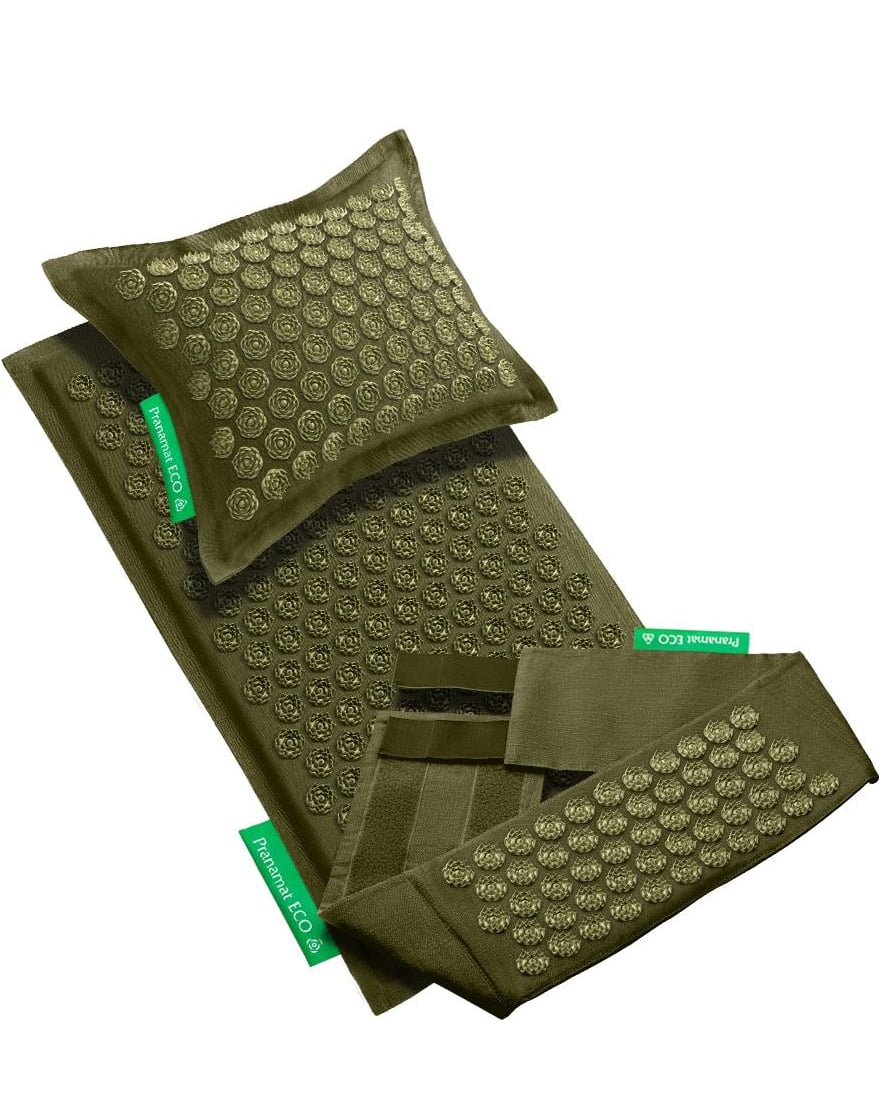 Pranamat + PranaPillow + PranaBelt (Olive)