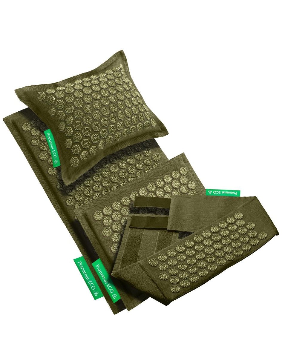 Pranamat + PranaPillow + Mini + PranaBelt (Olive)