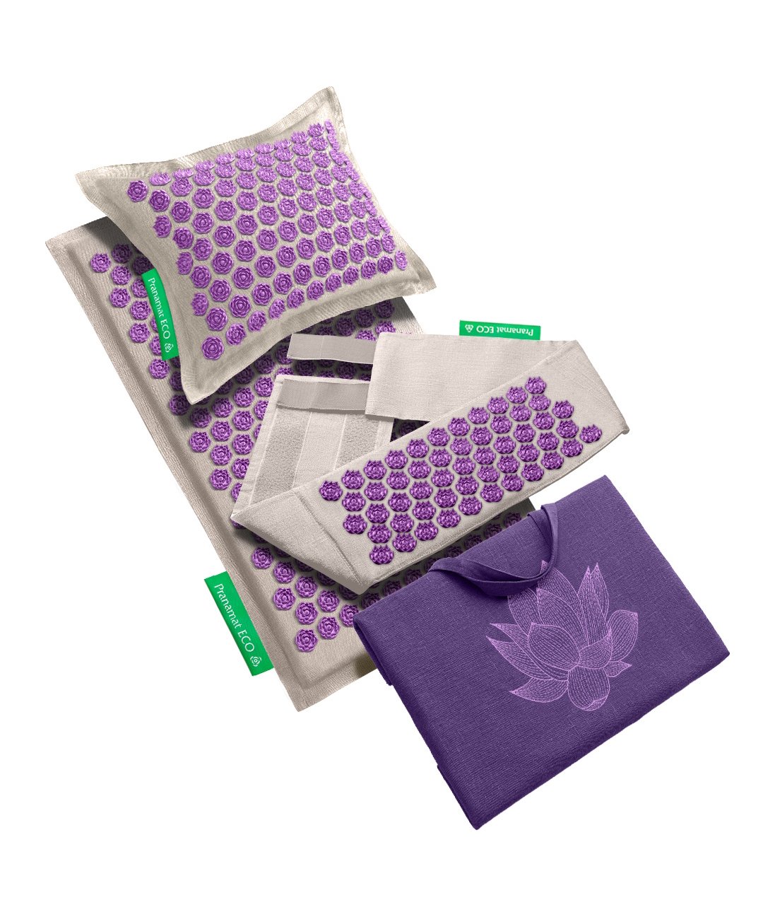 Pranamat + PranaPillow + Big Bag + PranaBelt (Amethyst)