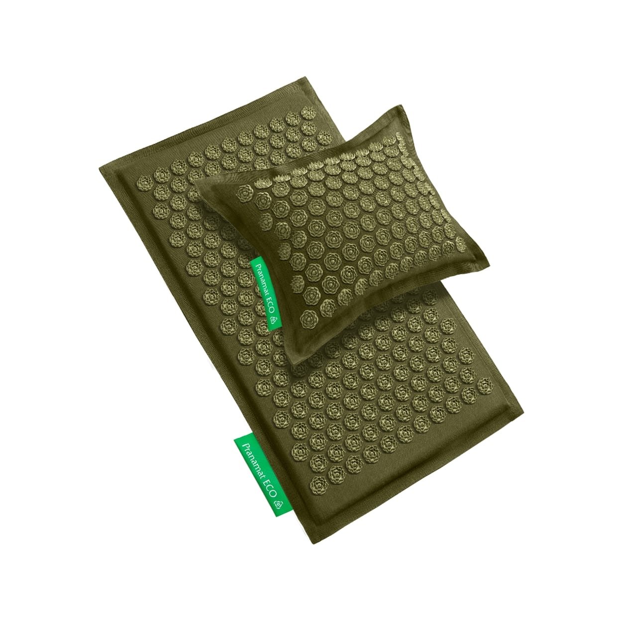 Zestaw Pranamat (Mata + Poduszka) Olive