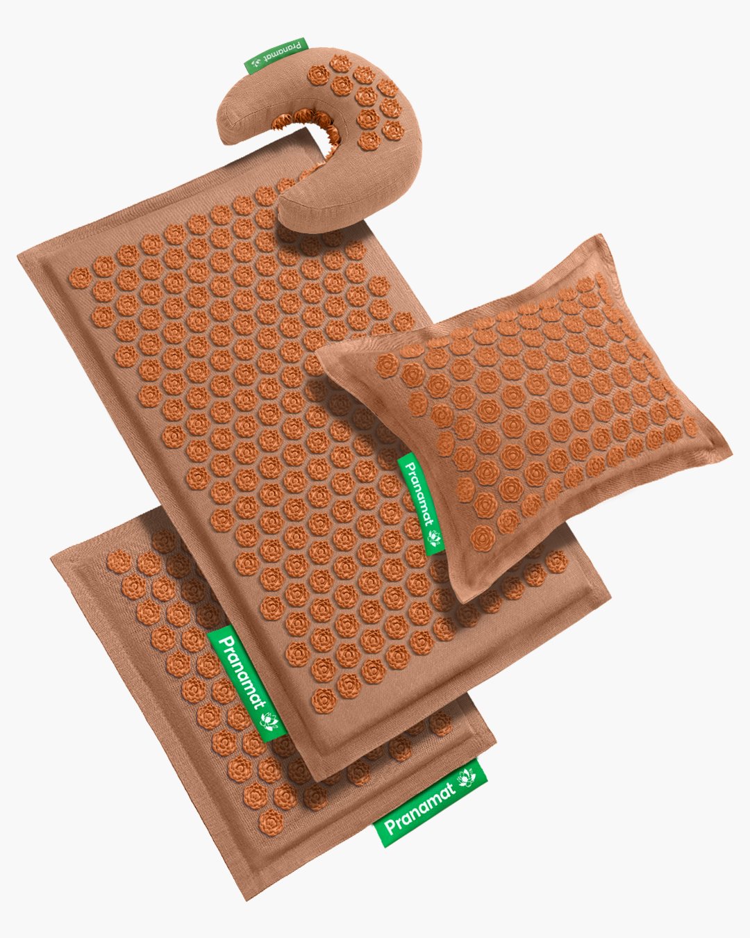 Pranamat + PranaPillow + Mini + Moon (Caramel Mousse)