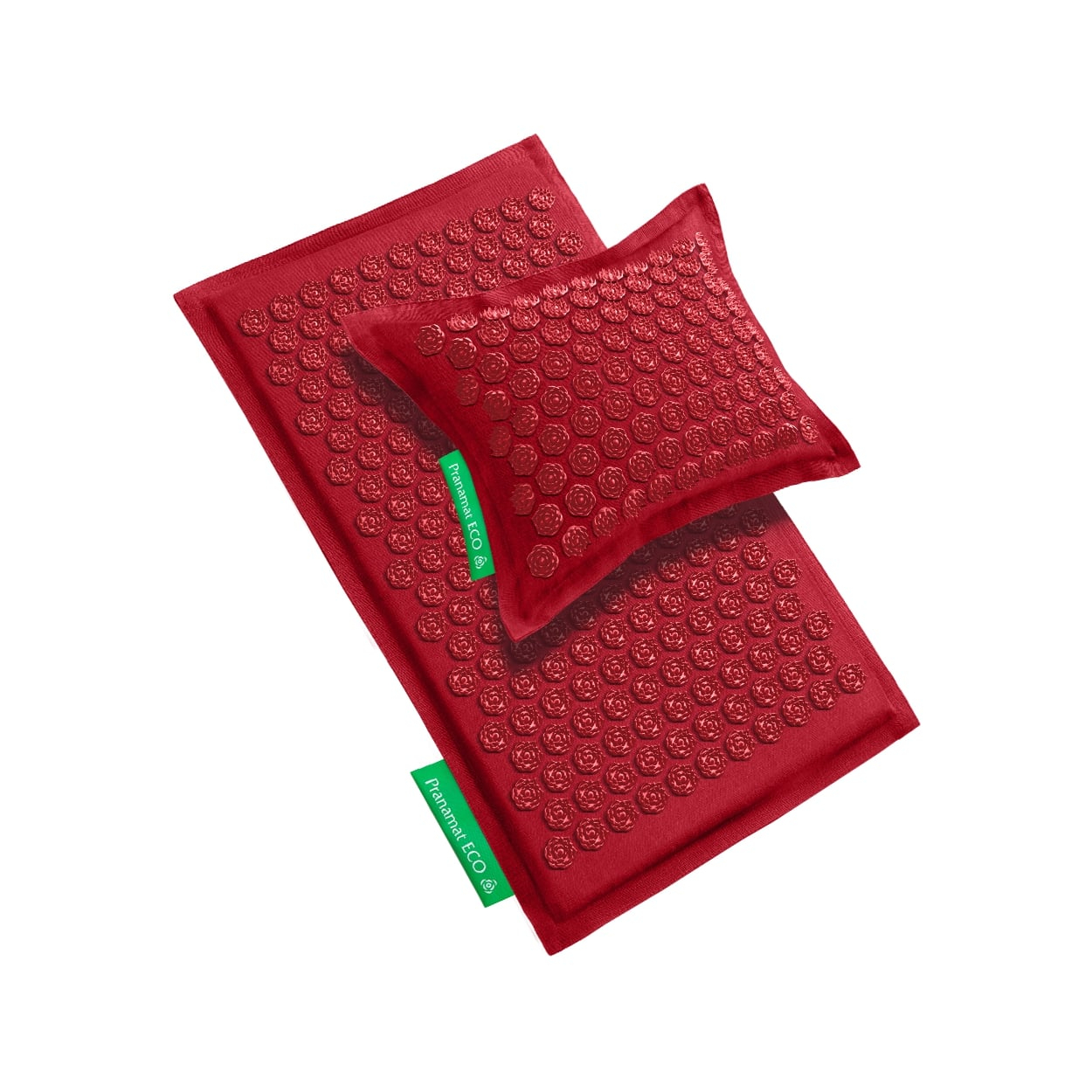 Zestaw Pranamat (Mata + Poduszka) Burgundy