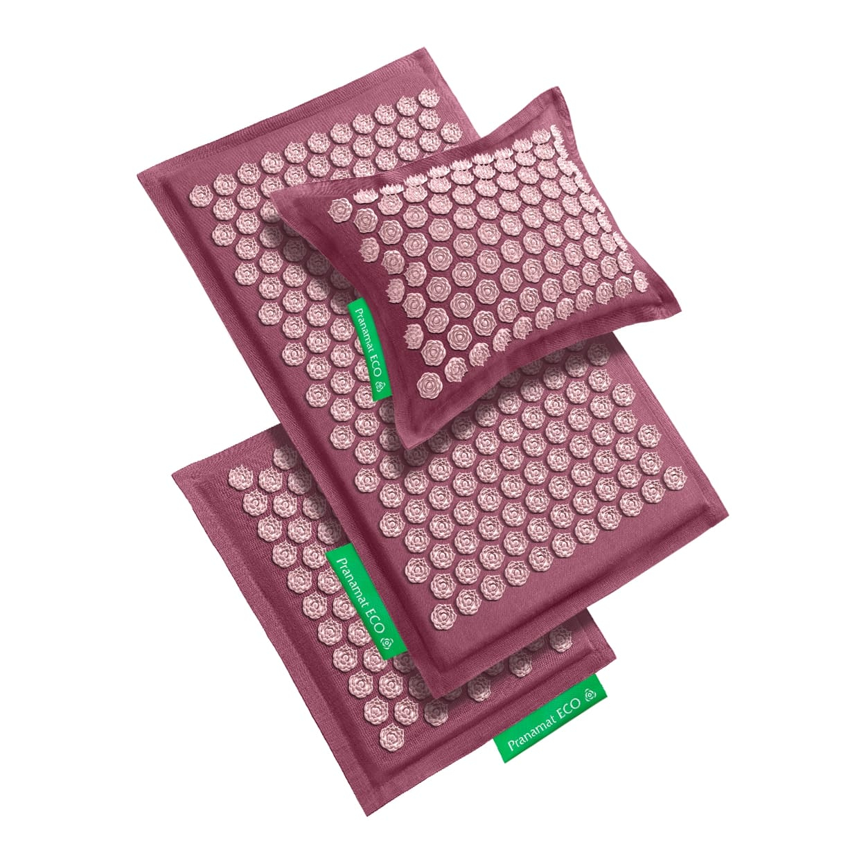 Zestaw Pranamat (Mata + Poduszka + Mini) Różowa Lawenda