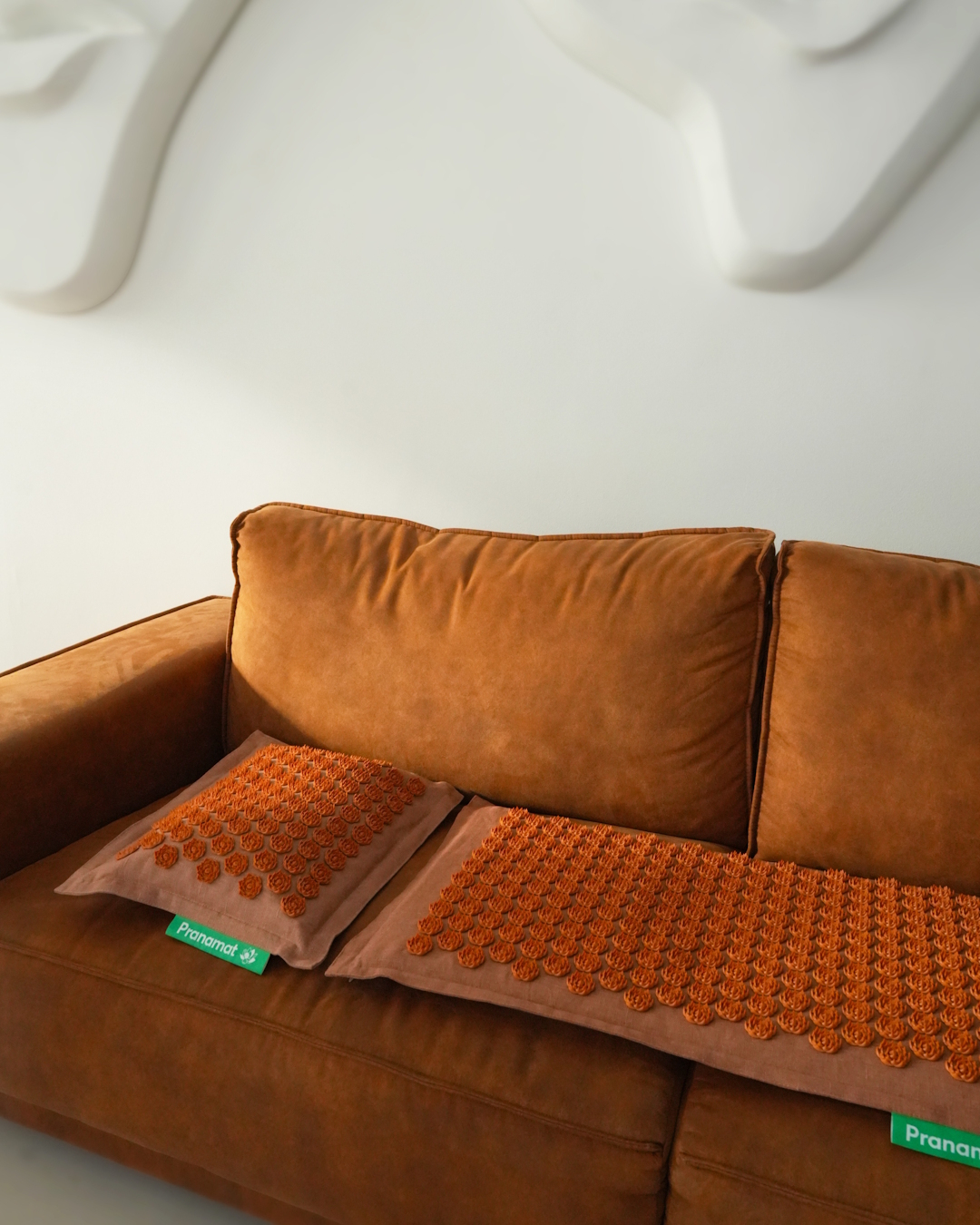 Pranamat Set (Matte + Kissen)  Caramel Mousse