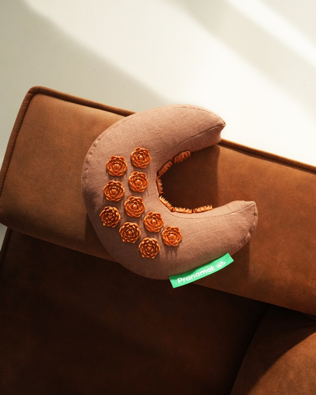 Pranamat Set (Matte + Kissen + Mondkissen) Caramel Mousse