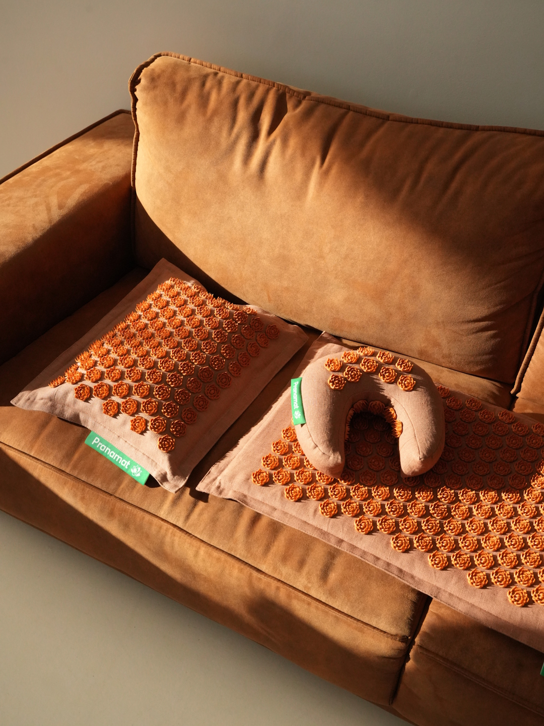 Pranamat Set (Matte + Kissen + Mondkissen) Caramel Mousse