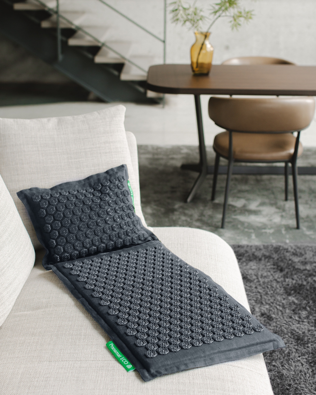 Pranamat Set (Matte + Kissen) Graphite Grey