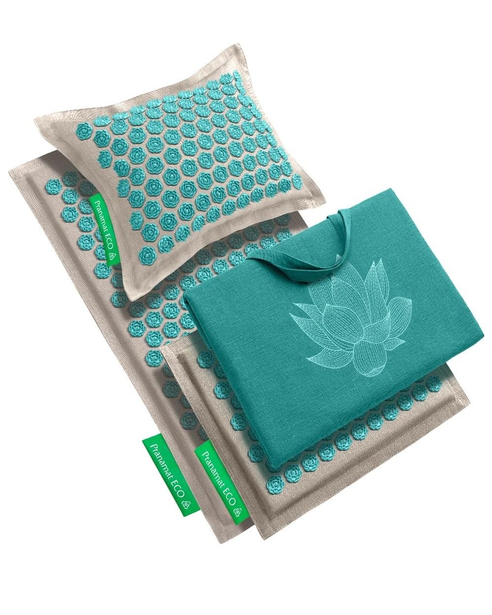 Zestaw Pranamat (Mata + Poduszka + Mini + Torba XL) Lagoon