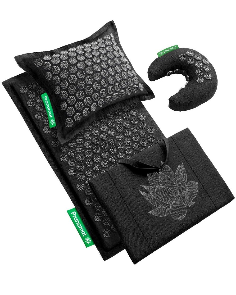 Pranamat + Pillow + Moon + Big Bag (Obsidian)