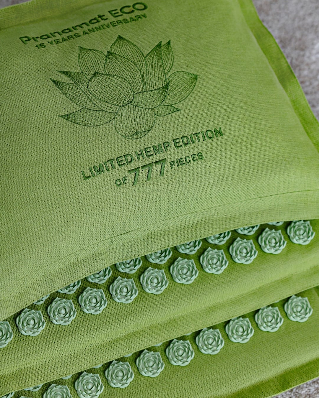 Tappetino + Cuscino Edizione Canapa (Lime)