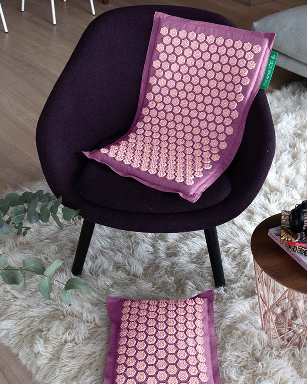 Комплект Pranamat (Коврик + подушка) Чайная Роза