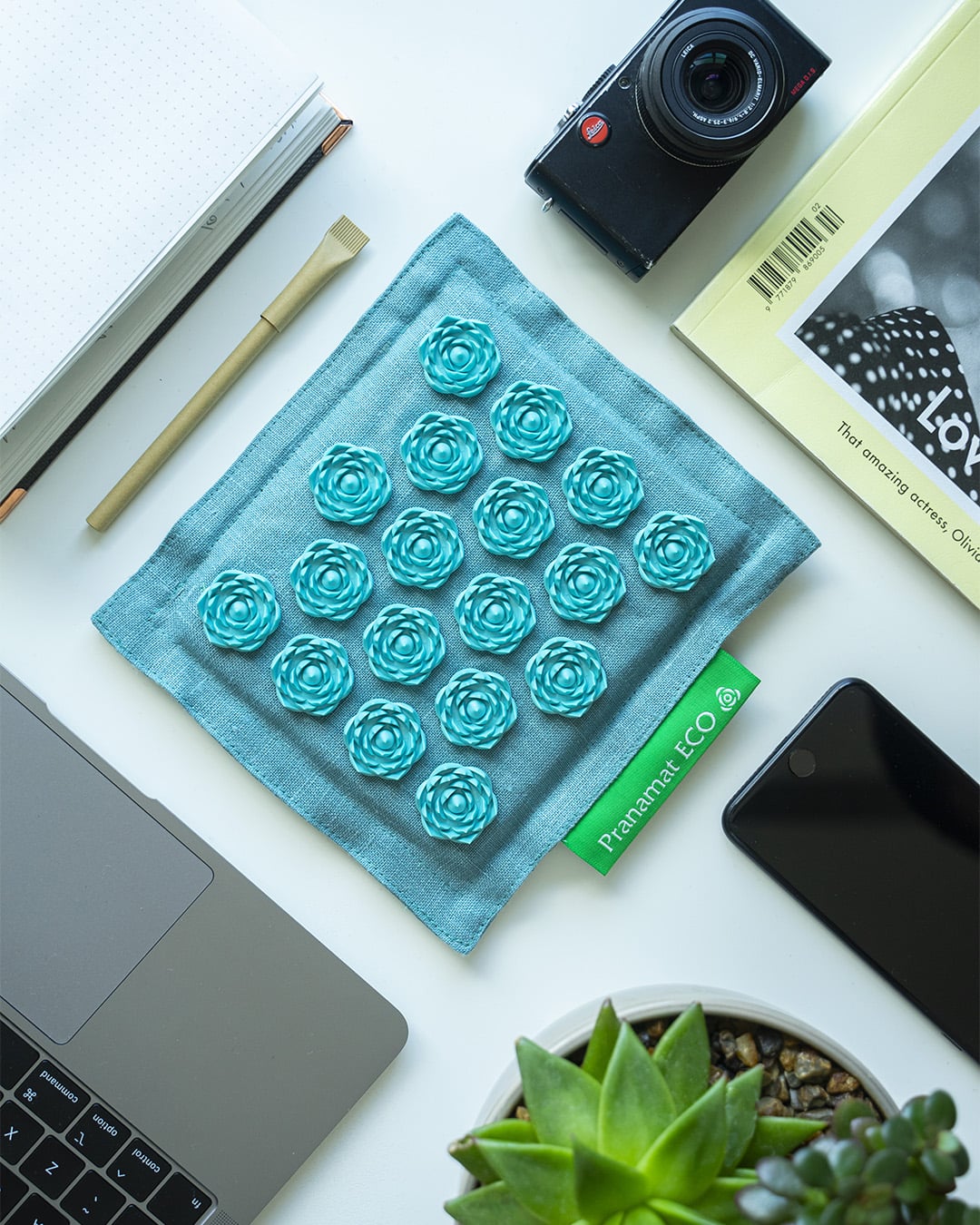 Pranamat мини + микро Насыщенный бирюзовый