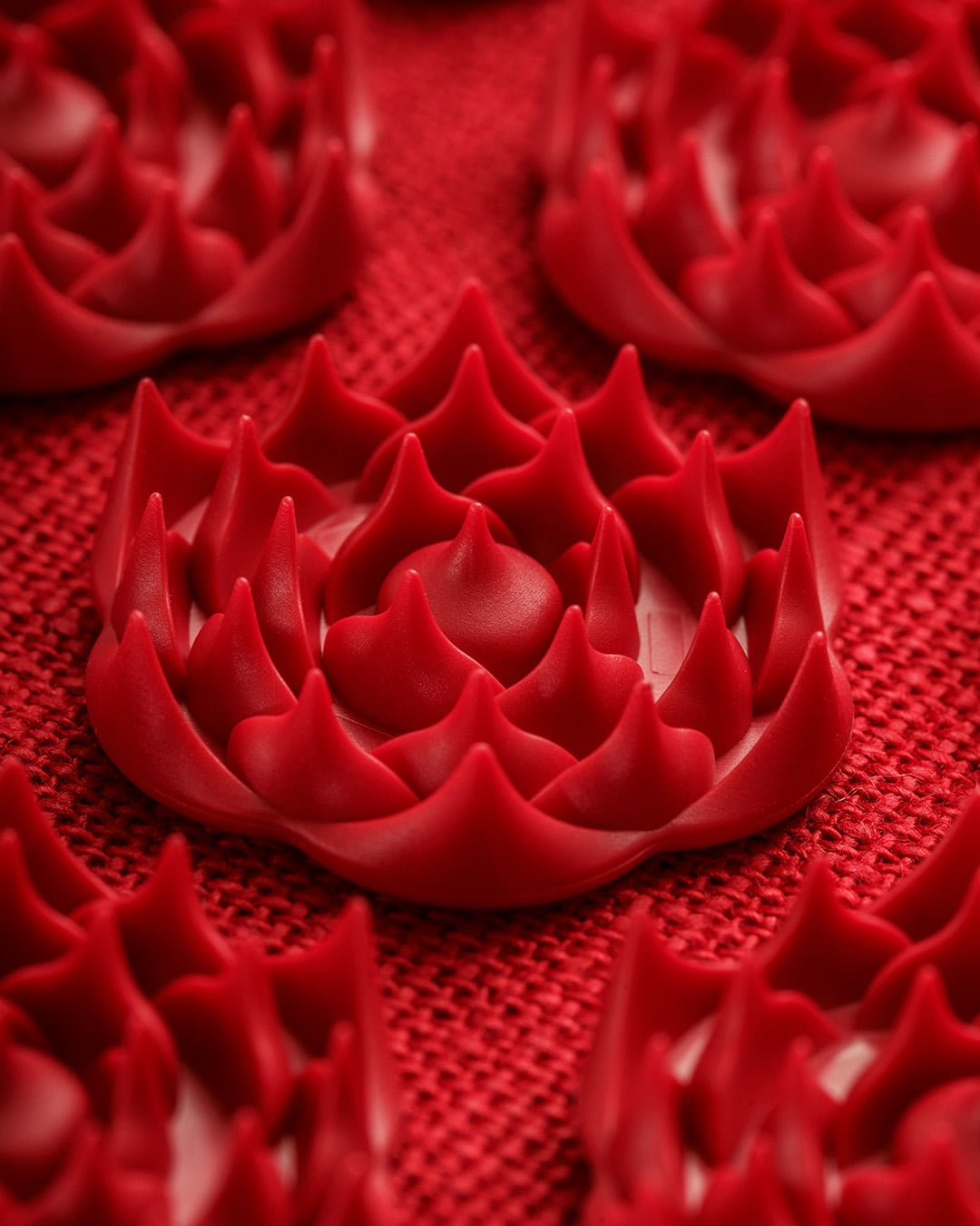 Комплект Pranamat (Коврик + подушка + мини) Тёмно-красный