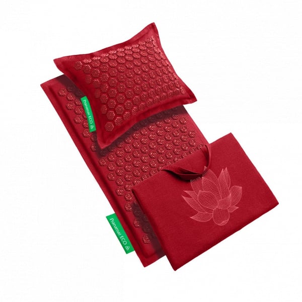 Pranamat + PranaPillow + BigBag (Burgundy)