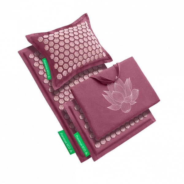 Pranamat Set (Matte + Kissen + Mini + XL Tasche) Rosegold