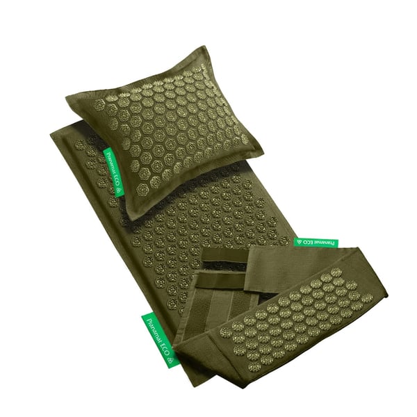 Pranamat + PranaPillow + PranaBelt (Olive)