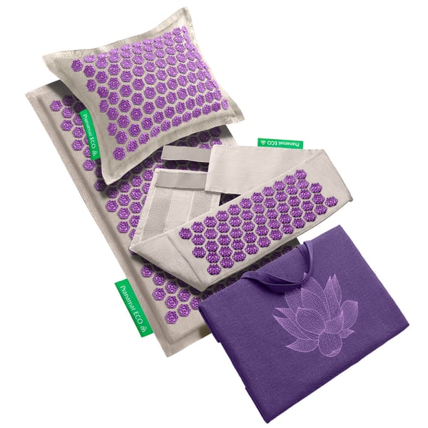 Pranamat + PranaPillow + Big Bag + PranaBelt (Amethyst)