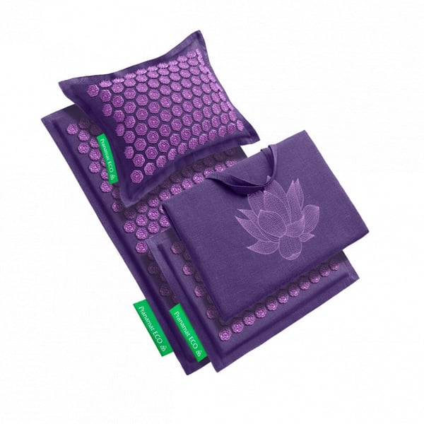 Pranamat Set (Matte + Kissen + Mini + XL Tasche) Lavender