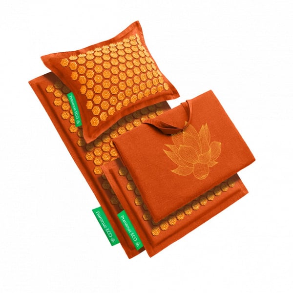 Pranamat Set (Matte + Kissen + Mini + XL Tasche) Amber