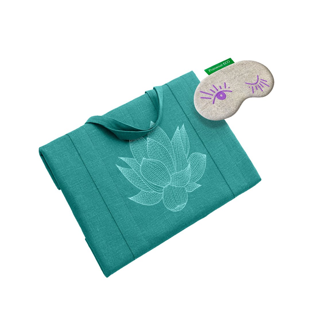 XL Tasche Türkis + Augenmaske