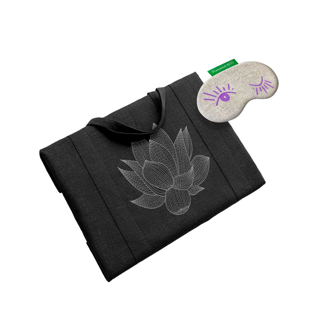 XL Tasche Schwarz + Augenmaske