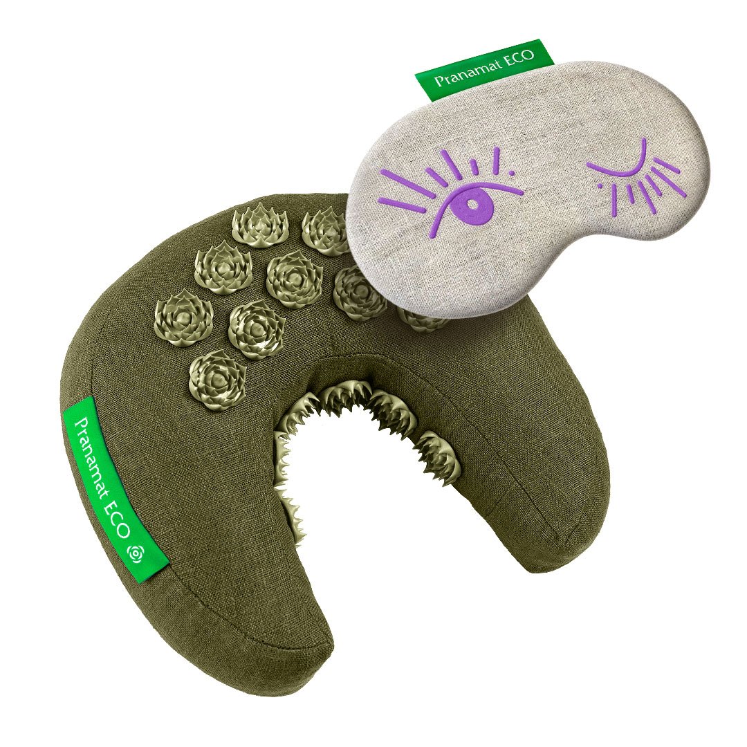 Pranamat Eye mask + PranaMoon (Green Edition)