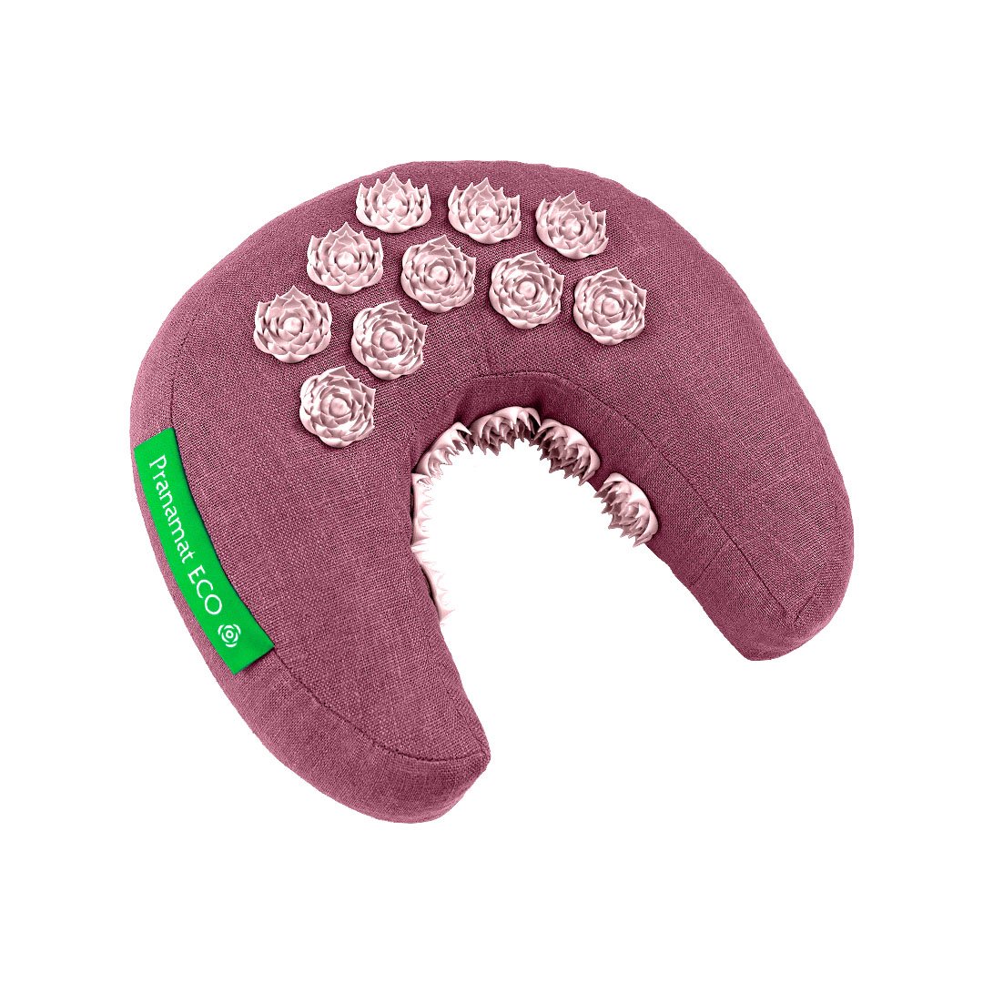 Moon Pillow Dark Rose