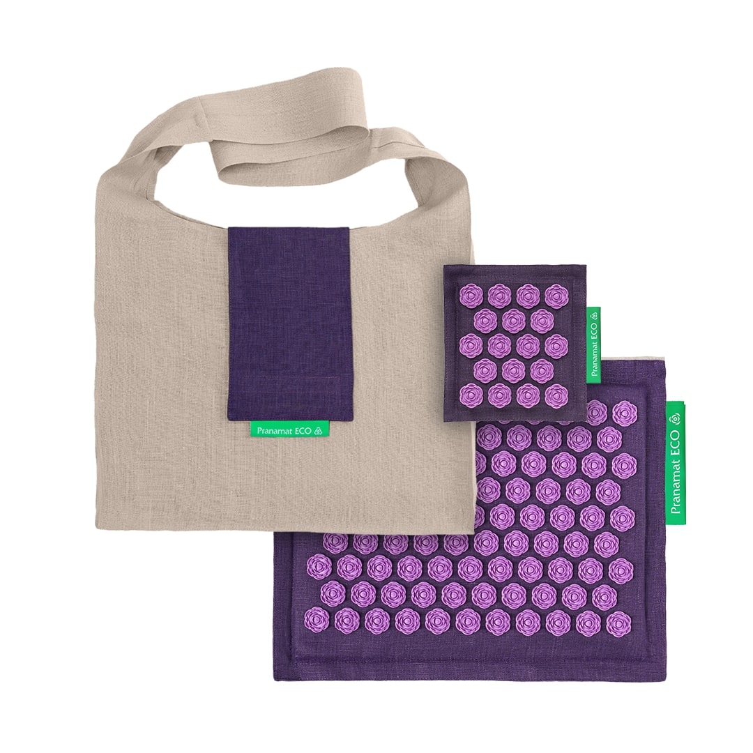 Pranamat ECO мини (Насыщенный фиолетовый) + микро + сумка 