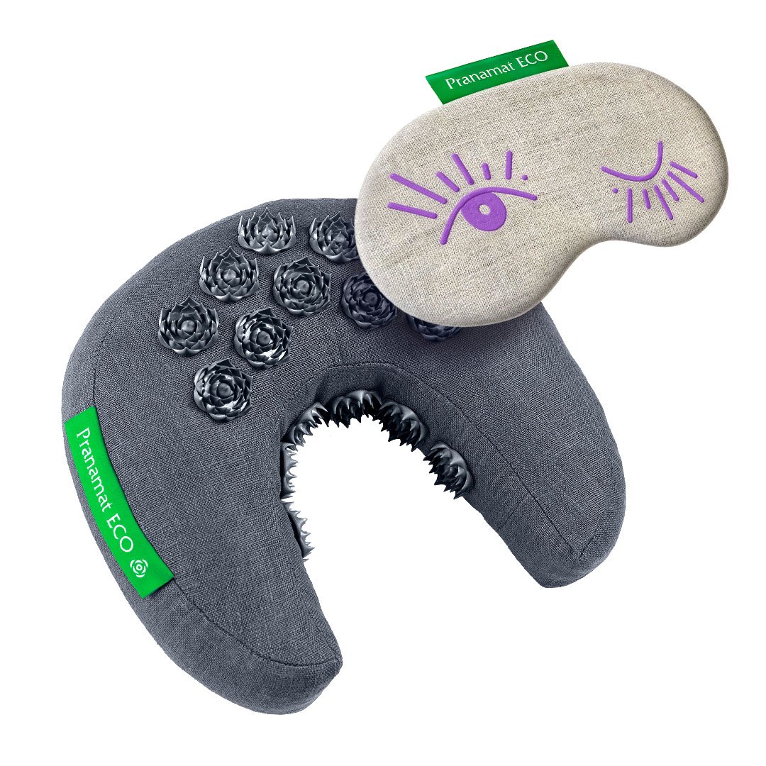 Mond + Augenmaske (Graphite Gray)