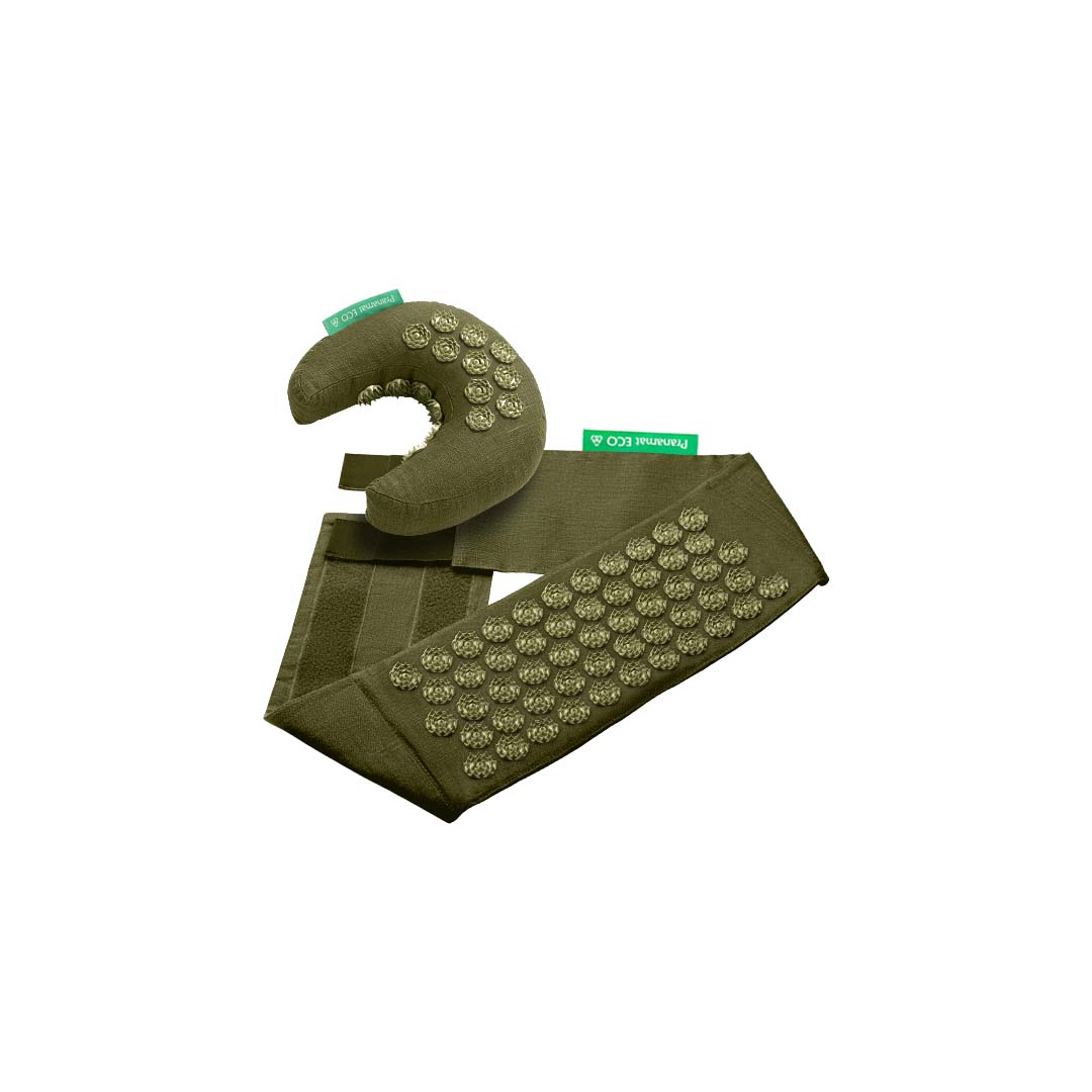 Mondkissen + Gürtel (Olive)