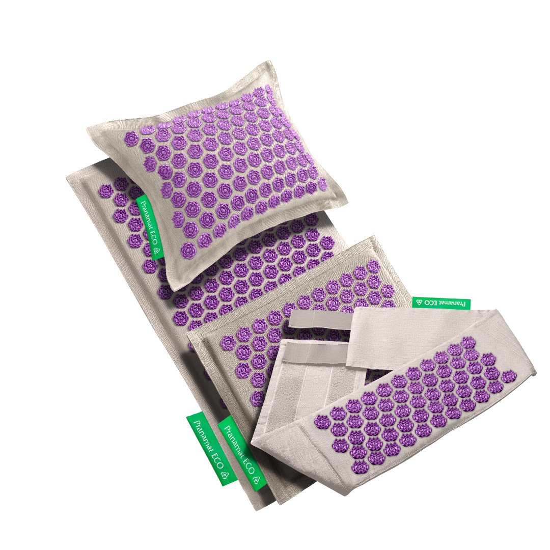 Pranamat + PranaPillow + Mini + PranaBelt (Amethyst)