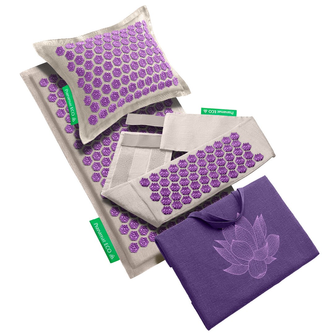 Pranamat + PranaPillow + Big Bag + PranaBelt (Amethyst)