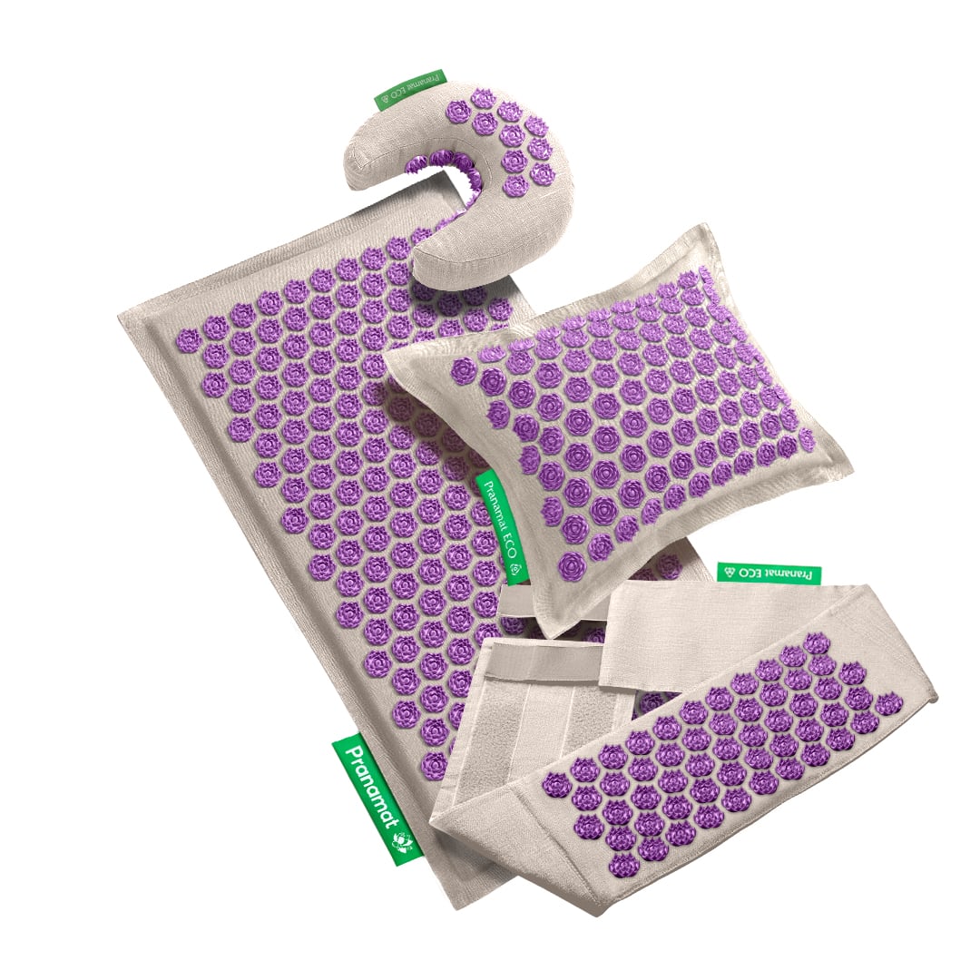 Pranamat + PranaPillow + Moon + Belt (Amethyst)