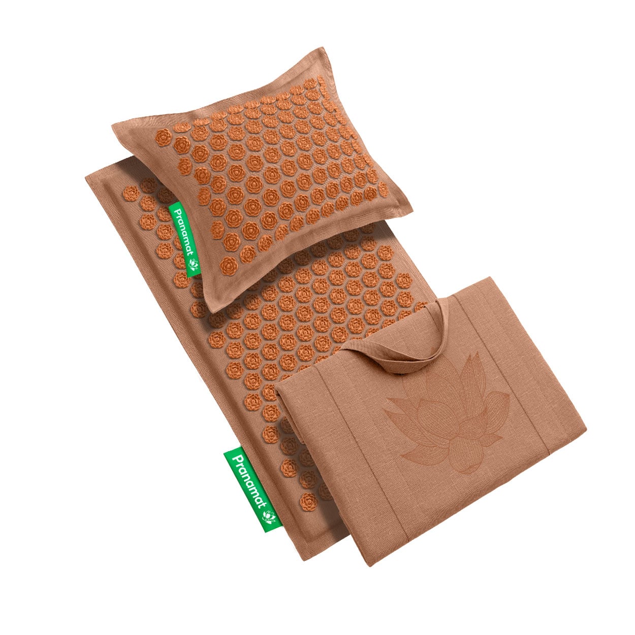 Pranamat + PranaPillow + BigBag (Caramel Mousse)