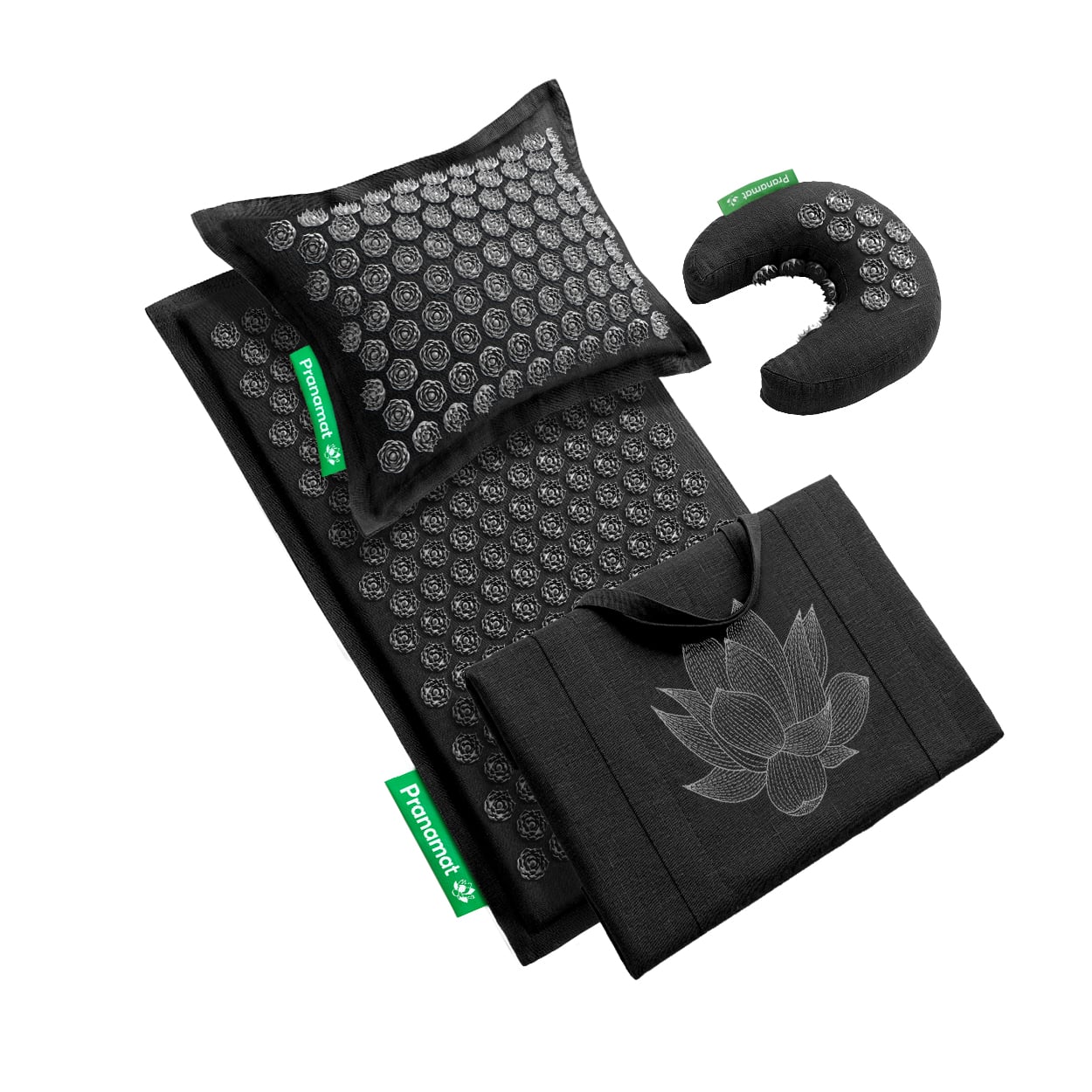 Pranamat + Pillow + Moon + Big Bag (Obsidian)