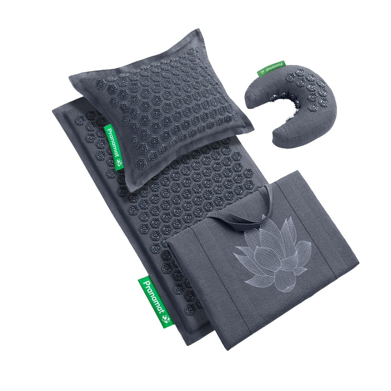 Pranamat + Pillow + Moon + Big Bag (Graphite Gray)