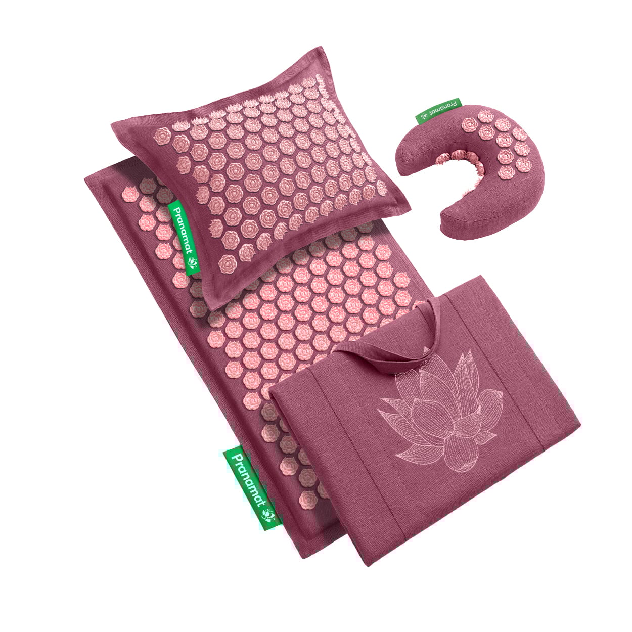 Pranamat + Pillow + Moon +  Big Bag (Rosegold)